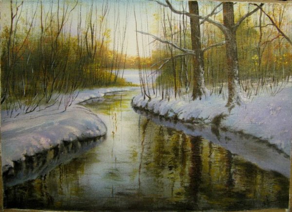 Картина приход весны