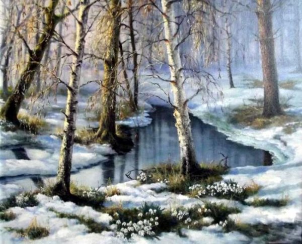 Алексей Плещеев уж тает снег