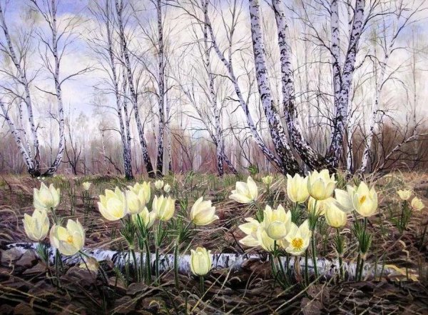 Брусилов Станислав картина ранняя Весна