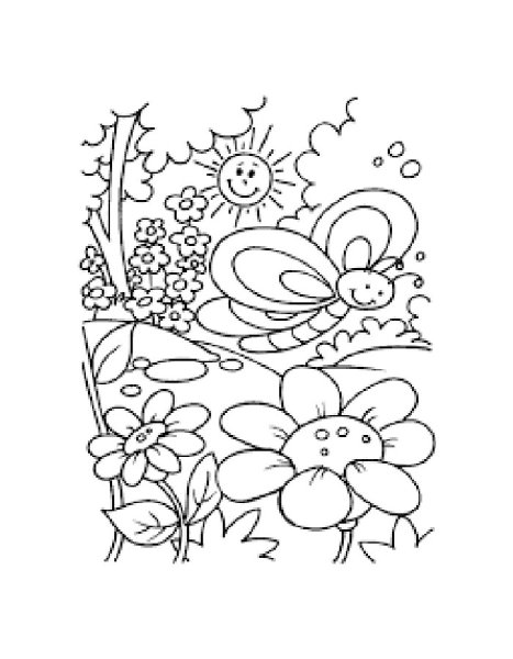 Раскраска Золотая осень