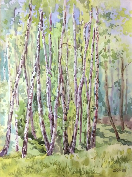 Лето гуашью