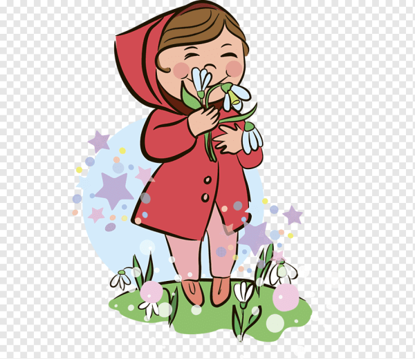 Картинки дети весной на прозрачном фоне