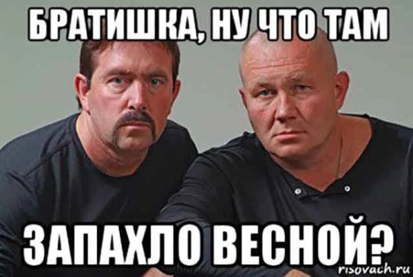 Запахло весной бутырка Мем