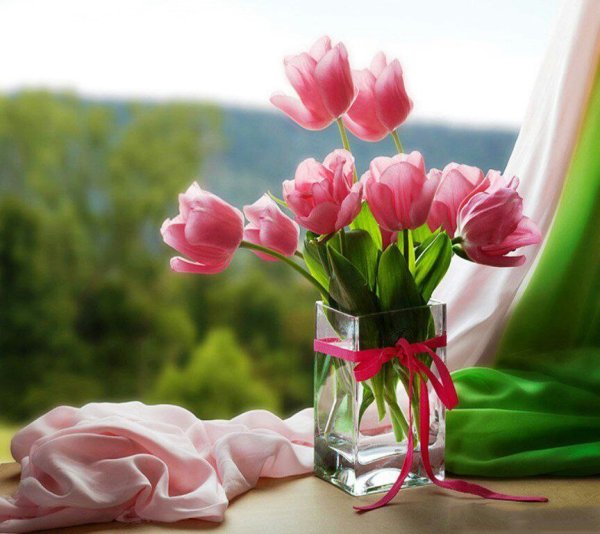 Влюбленные весной