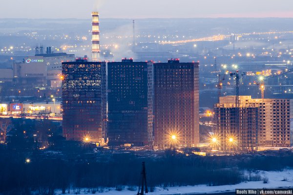 Коммунальный мост Красноярск весной