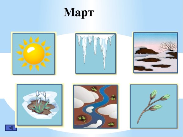 Иллюстрации с изображением времен года