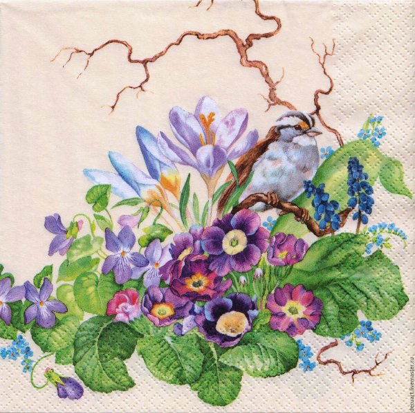 Салфетки для декупажа Весна