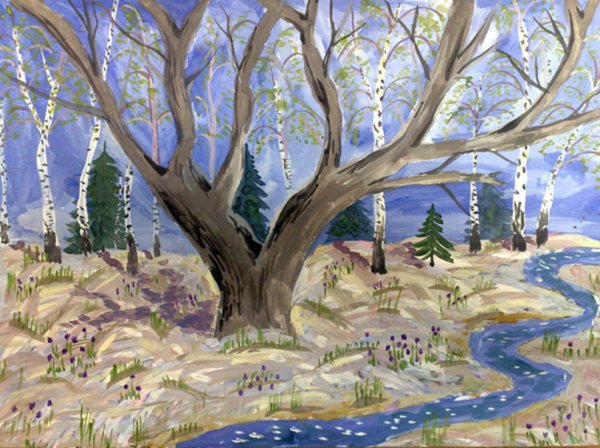 Весна рисунок