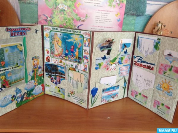 Фон для лэпбука Весна