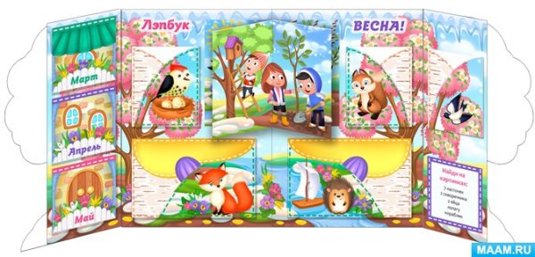 Лэпбук на тему Весна