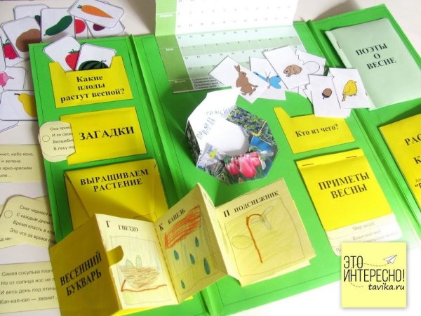 Лэпбук на весеннюю тему