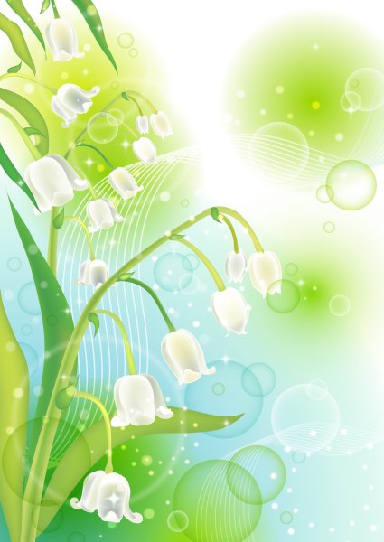 Весенний фон для фотошопа