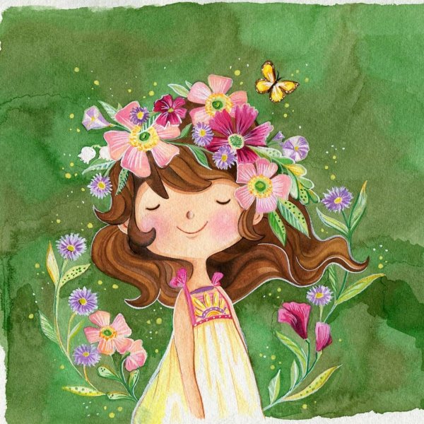 Весеннее настроение рисунок