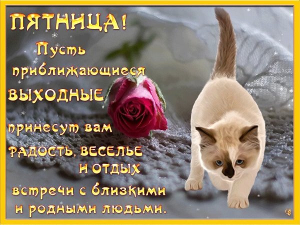 Доброе утро пятницы