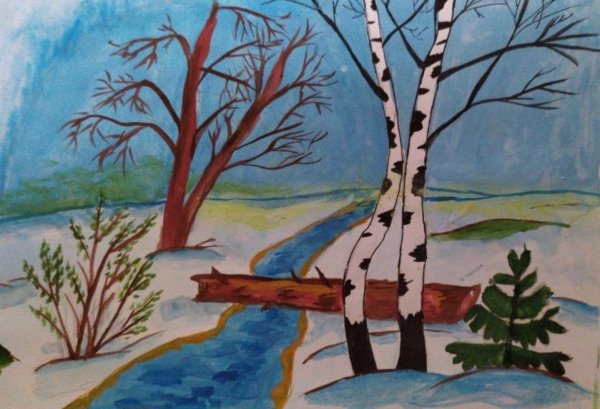 Рисование Весна
