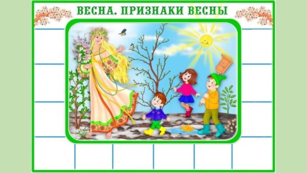 Дидактическая игра Весна