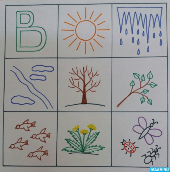 Seasons на белом фоне