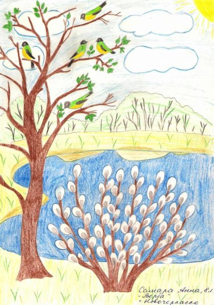 Рисование Весна