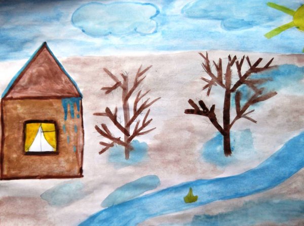 Рисование «Весна идет!»(