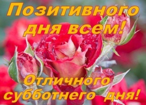 Прекрасного субботнего денечка