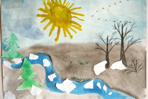 Весна рисунок