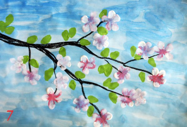 Рисование с детьми Весна