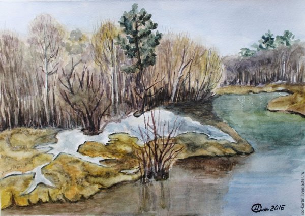 Тютчев весенние воды картина