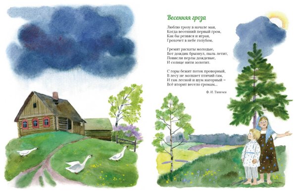 Весенние ручьи Тютчев