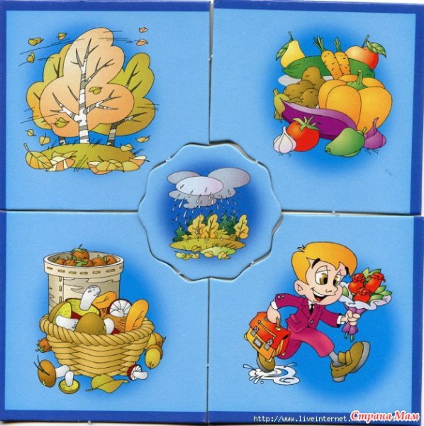 Дидактические карточки Весна