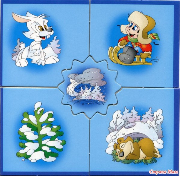 Развивающее лото для детей Весна