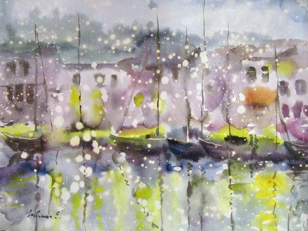 Евгений Гавлин акварель