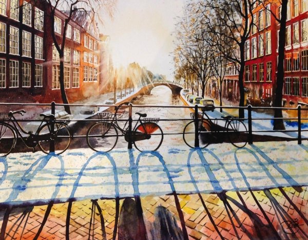 Игорь дубовой художник акварель Москва