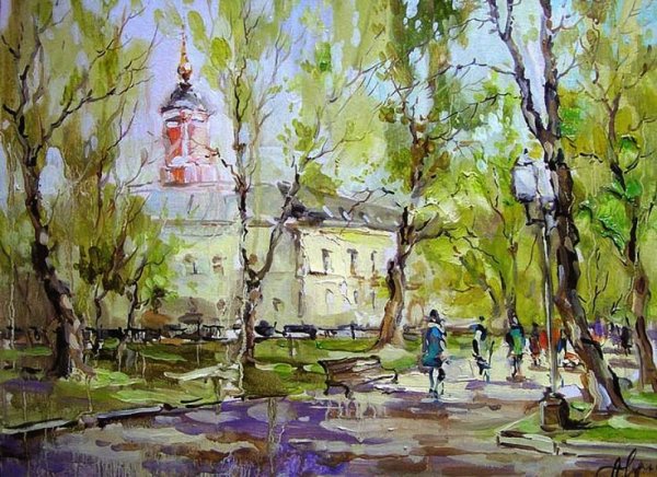 Чистопрудный бульвар картины