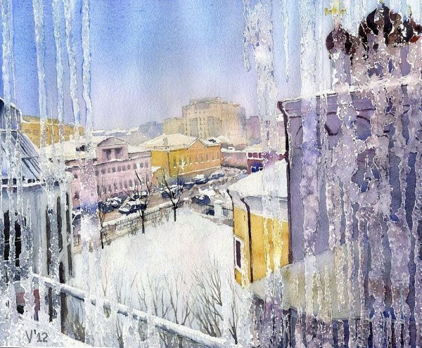 Тупоршин Владимир акварель Москва