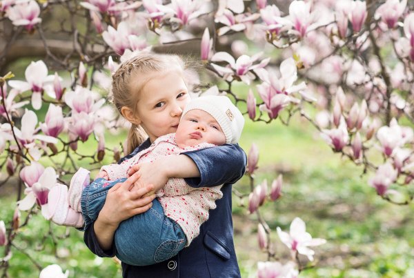 Дети весной