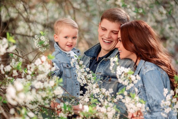 Весенние фотосессии на природе семейные