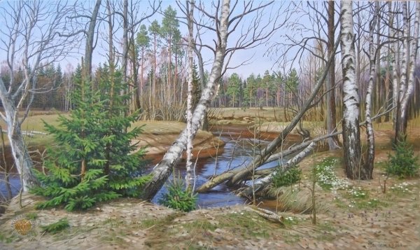 Картины Березовая роща Зорюков