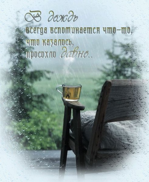 Дождливый день стихи