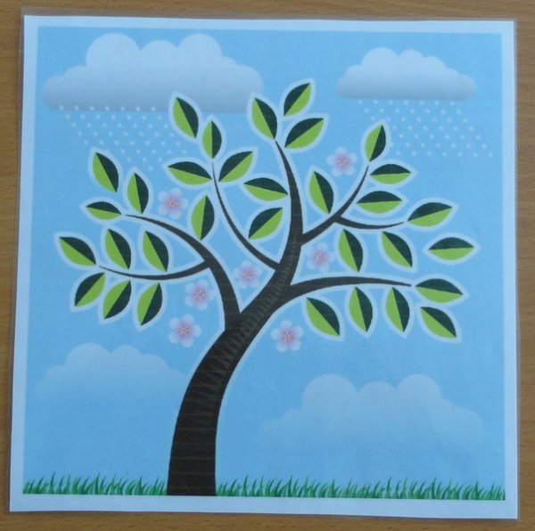 Рисование деревья весной