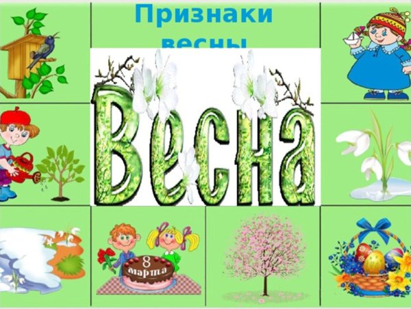 Плакат. Времена года