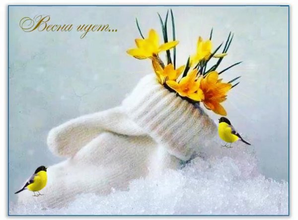 Весна идёт весне дорогу