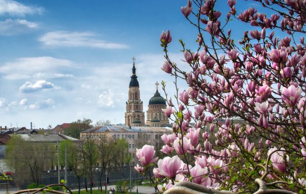 Весенний город