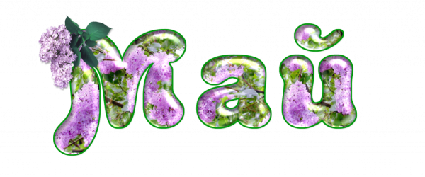 Май надпись