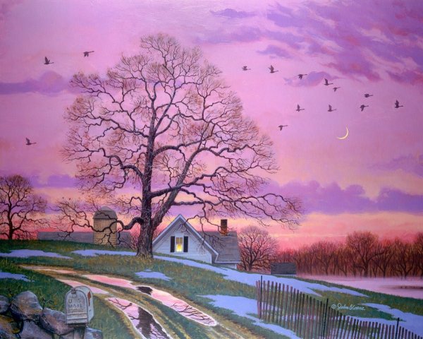 Джон Слоан весенние картины