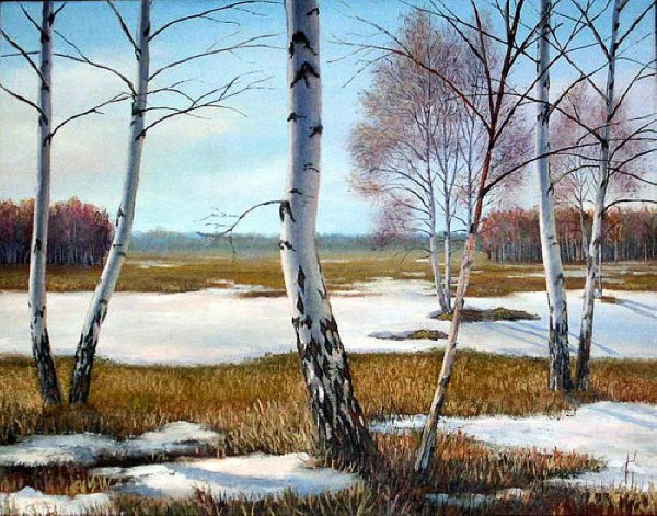 «Ранняя Весна» художника п. петровичева