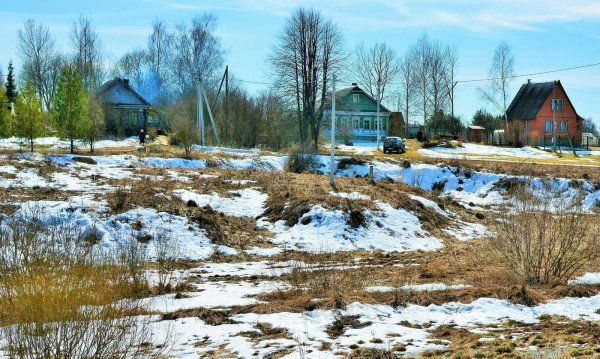 Весна природа деревня