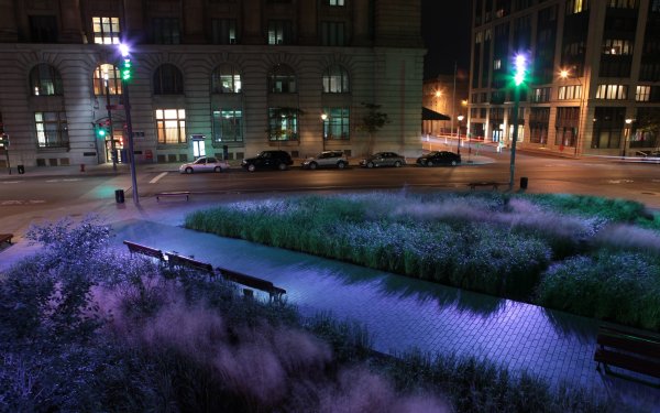 Весна вечер город