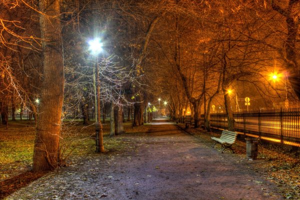 Весенний вечер в городе