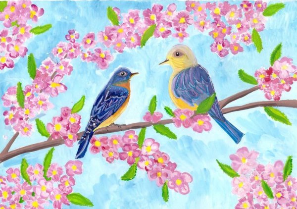 Рисунки на весеннюю тематику