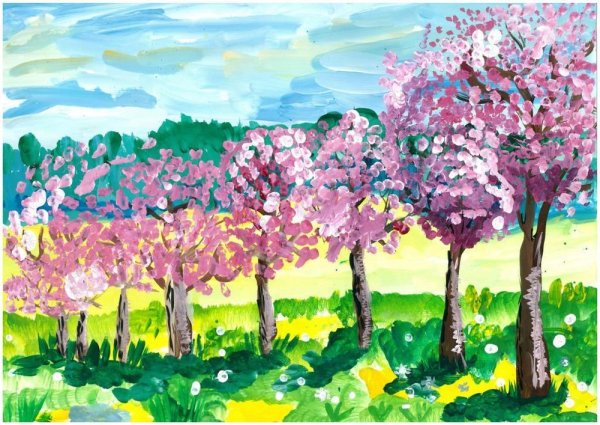 Рисование Весна